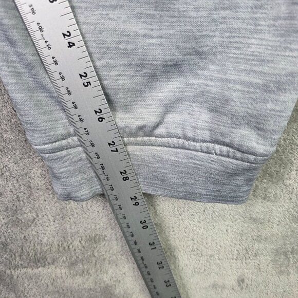 Mens Split Grey Performance Jogger Pants Zipper Pockets Drawstring Size 4XL - Picture 7 of 9